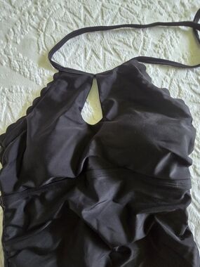 Kona Sol Black One-Piece Swimsuit